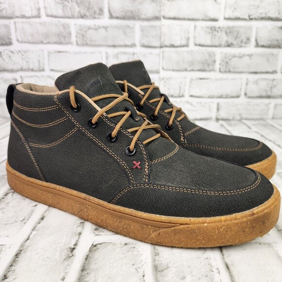 Twisted X Kick Lace-Up Men's Size 13 M Black Casual Shoe Boot Comfort MCA0056 - Picture 1 of 10